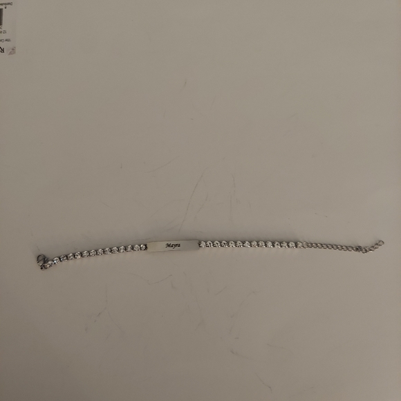 Personalized Titanium Steel Bracelet For Women Custom Engraved with Mayra - Picture 5 of 5